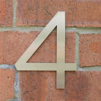 Marine Grade Stainless Steel House Numbers, 7 of 12