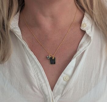 The Trio Black Onyx Necklace, 2 of 8
