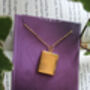 Personalised Book Locket Necklace, thumbnail 6 of 6