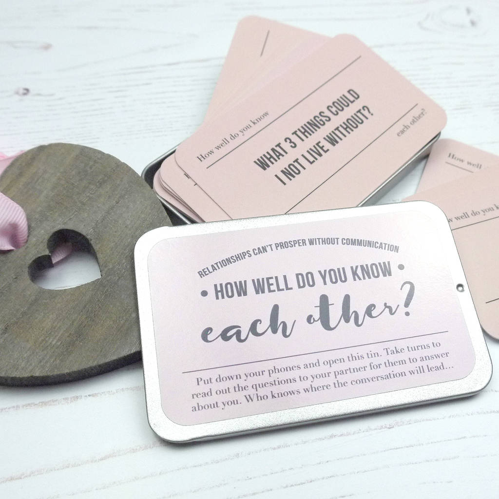 couple conversation starter cards by intwine ...