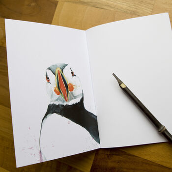 Inky Puffin Notebook, 3 of 8