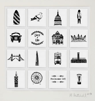 London Personalised Illustrated Wall Art, 3 of 8