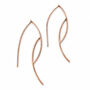 Ellipse Sterling Silver Drop Earrings, thumbnail 9 of 10