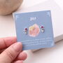 Personalised Birthstone Star Earring Gift Box, thumbnail 5 of 12