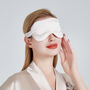 Silk Eye Mask Pink, thumbnail 5 of 6