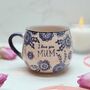 Mother’s Day Pyjama Gift Set For Mum With I Love You Mum Mug And Eye Mask, thumbnail 3 of 12