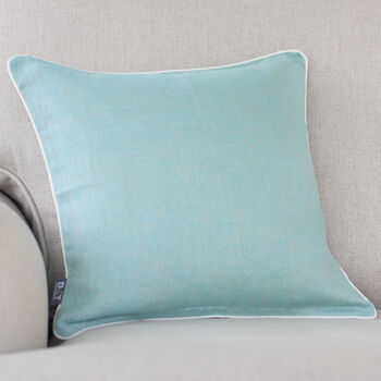 Two Toned Aqua Cushion Cover, 2 of 3