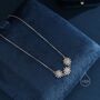 Daisy Flower Trio Pendant Necklace, thumbnail 3 of 11
