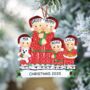 Personalised Pj Family Christmas Decoration, thumbnail 2 of 3