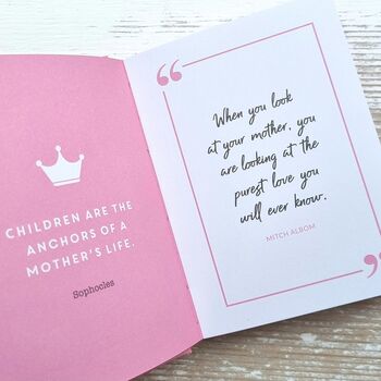 'For The World's Best Mum' Quotations Book, 2 of 2