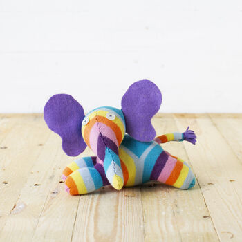 Make Your Own Sock Elephant Craft Kit, 2 of 6