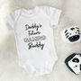 Daddy's Future… Buddy Personalised Babygrow, thumbnail 3 of 8