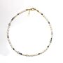 Simple Pearl And Gemstone Beaded Necklace, thumbnail 7 of 12