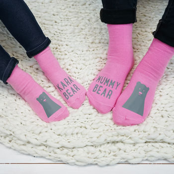 Personalised Family Bear Sock Set, 2 of 4