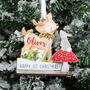 Personalised Christmas Tree Bauble Kit, Reindeer, thumbnail 3 of 4