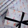 Skiing Wrapping Paper, thumbnail 1 of 4