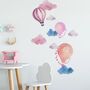 Hot Air Balloons Kid’s Room Decal Sticker, thumbnail 1 of 6