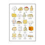 Funny Cheese Montage Print, thumbnail 3 of 3