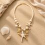 Statement Starfish Charm Necklace, thumbnail 2 of 2