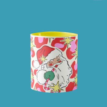 Festive Santa Christmas Mug, 3 of 5