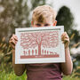 Personalised Family Tree Silhouette Print, thumbnail 6 of 8