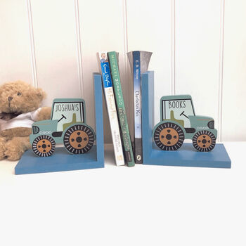 Wooden Personalised Children's Bookends, 3 of 7