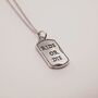 Ride Or Die Pendant Necklace, thumbnail 5 of 5