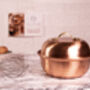 Solid Copper Mixing Bowl With Lid, Two Pieces, thumbnail 3 of 9