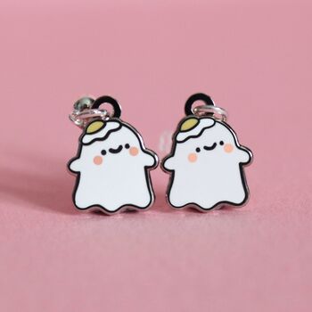 Ghost Stud Earrings | Cute Jewellery, 2 of 5