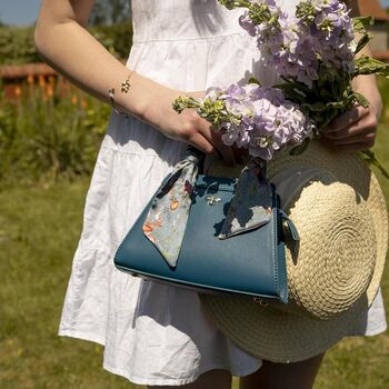Into The Woods Mini Teal Tote, 2 of 7