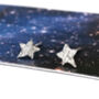 Graduation Well Done Sterling Silver Tiny Star Earrings, thumbnail 10 of 12