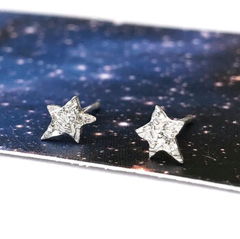 Graduation Well Done Sterling Silver Tiny Star Earrings, 10 of 12