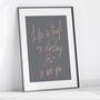 Inspirational Quote Typography Print, thumbnail 4 of 5