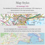Personalised Relationship Milestones Map Print Ordnance Survey Landranger UK Edition, thumbnail 7 of 12
