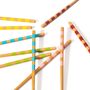 Striped Bamboo Chopsticks Set Of Five, thumbnail 2 of 4