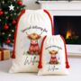 Highland Cow Christmas Sack, thumbnail 3 of 3