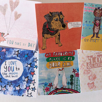 Happy Ten Years Tin And Ten Notecards, 4 of 6