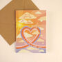 A Journey For Two Illustrated Valentines Greetings Card, thumbnail 6 of 6