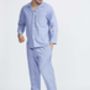 Men's Pyjamas Staffordshire Blue Flannel, thumbnail 3 of 4