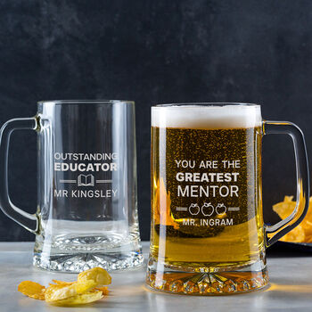 Personalised Tankard End Of Year Thank You Gift For Teacher, 3 of 12