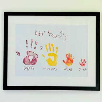Family Handprint Frame, 4 of 6