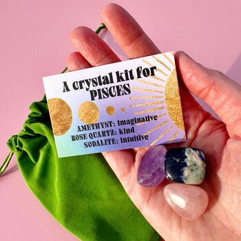 Zodiac Starsign Birthday Crystal Kit, 2 of 12