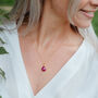 Gold Plated Gemstone Necklace, thumbnail 5 of 10
