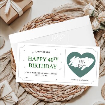 Personalised Birthday Surprise Scratch Ticket, 3 of 9