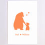 Personalised Bear And Cub Print, thumbnail 5 of 12