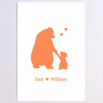 Personalised Bear And Cub Print, 5 of 12