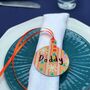 Set Of Four Bright Table Name Settings In Bauble Design, thumbnail 2 of 12