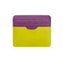 Two Tone Small Leather Credit Card Wallet Personalised Gift Boxed, thumbnail 5 of 12