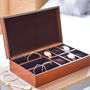 Ladies Personalised Leather Watch And Jewellery Box, thumbnail 3 of 10