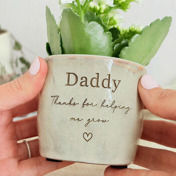 Personalised Plant Pot Gift For Dad, 3 of 5